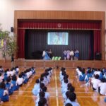 文理小学校との交流会・七夕集会